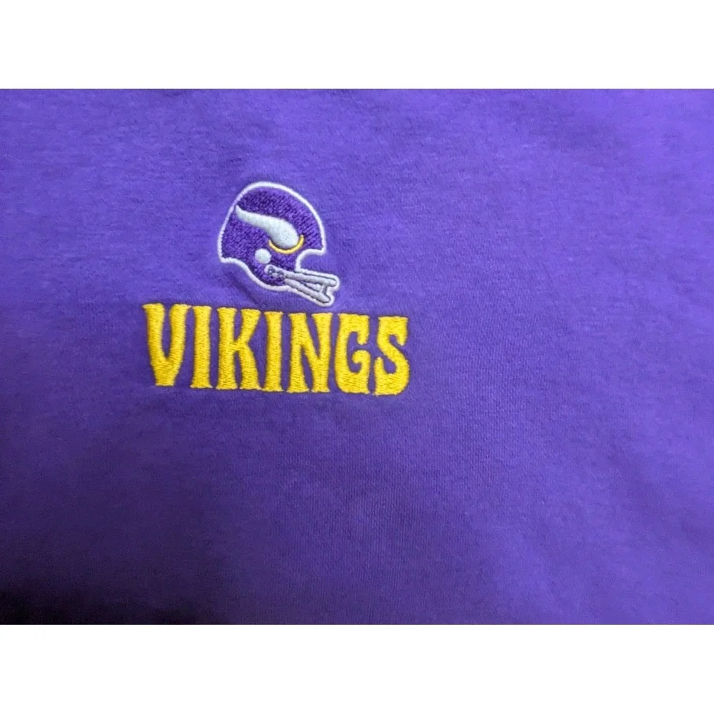 Minnesota Vikings Nike‎ Sweatshirt Women's XL Purple NFL Football Short Jacket